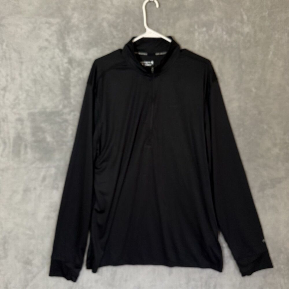 Carhartt Force Sun Defender Relaxed Fit Quarter Zip Pullover LS Men XL Black
